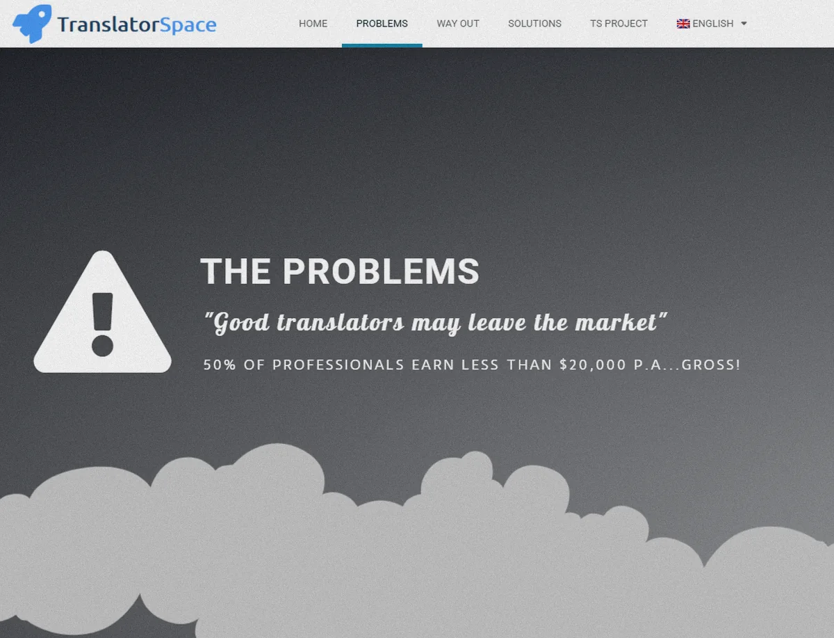TranslatorSpace 2020 — the Problems page